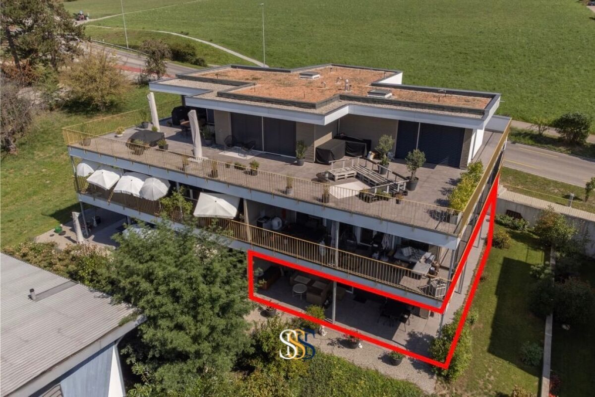 3.5-Zimmer-Erdgeschosswohnung mit Rheinblick